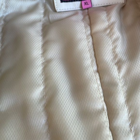 Women’s Excelled Collection Genuine Leather Jacket - Cream - Picture 10 of 12